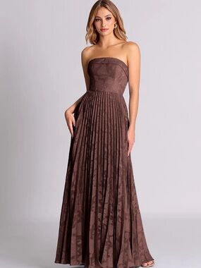 AZAZIE MARIANNA BRIDESMAID DRESS IN ESPRESSO SZ A10 NWT $129